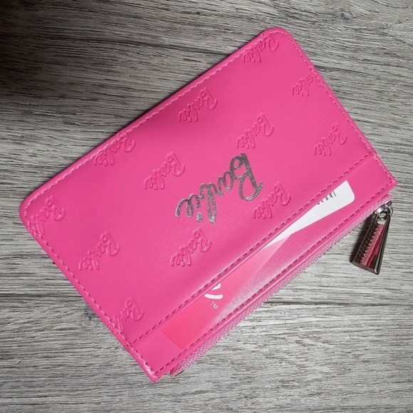 Barbie × Miniso Limited Edition Card Holder Wallet Coin Purse Pink Faux leather - Picture 4 of 5